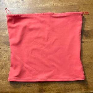 Express Vibrant Coral Tube Top